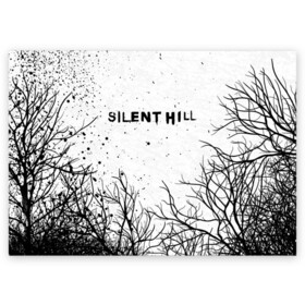 Поздравительная открытка с принтом SILENT HILL в городе Новоалтайск, 100% бумага | плотность бумаги 280 г/м2, матовая, на обратной стороне линовка и место для марки
 | horror | pyramidhead | silent hill | silent hill 2 | silent hill 3 | survival horror | знаки | орден | пирамидоголовый | сайлент хилл | сайрэнто хиру | символы | ужасы | хоррор