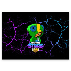 Поздравительная открытка с принтом BRAWL STARS LEON в городе Новоалтайск, 100% бумага | плотность бумаги 280 г/м2, матовая, на обратной стороне линовка и место для марки
 | Тематика изображения на принте: bibi | brawl | brawl stars | crow | leon | max | sally | shark | stars | акула | биби | бравл | бравл старс | браво старс | игра | компьютерная | кров | леон | леон акула | старс | шарк