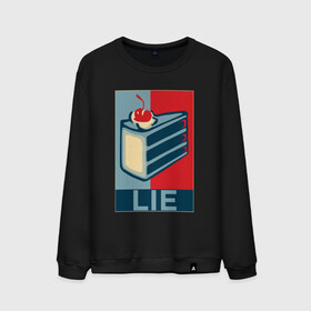 Мужской свитшот хлопок с принтом PORTAL в городе Новоалтайск, 100% хлопок |  | aperture laboratories | glados | portal | portal 2 | valve | гладос | портал | портал 2 | челл