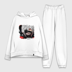Женский костюм хлопок Oversize с принтом MASKED TOKYO GHOUL в городе Новоалтайск,  |  | anime | heroes | kaneki | manga | tokyo ghoul | аниме | в маска | герои | канеки | манга | мем | прикол | со смыслом | токийский гуль | токио гуль | цитата
