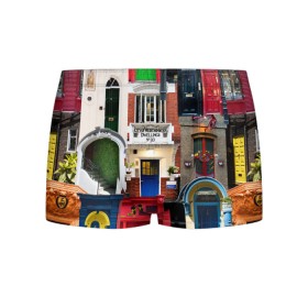 Мужские трусы 3D с принтом London doors цифровой коллаж в городе Новоалтайск, 50% хлопок, 50% полиэстер | классическая посадка, на поясе мягкая тканевая резинка | англия | архитектура | великобритания | двери | дверь | лондон | окно | проем | туризм | цифровой коллаж