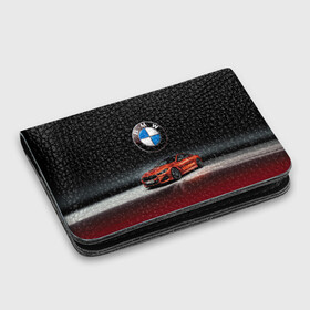 Картхолдер с принтом с принтом BMW в городе Новоалтайск, натуральная матовая кожа | размер 7,3 х 10 см; кардхолдер имеет 4 кармана для карт; | bmw | car | germany | prestige | red | автомобиль | бмв | германия | красный | престиж