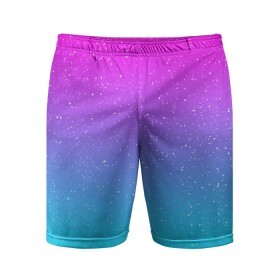 Мужские шорты спортивные с принтом NEON SPACE в городе Новоалтайск,  |  | abstraction | galaxy | geometry | hexagon | neon | paints | space | stripes | texture | triangle | абстракция | брызги | геометрия | краски | неон | неоновый | соты | текстура