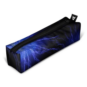 Пенал 3D с принтом МОЛНИИ в городе Новоалтайск, 100% полиэстер | плотная ткань, застежка на молнии | Тематика изображения на принте: abstraction | flame | geometry | hexagon | neon | paints | rdtktr | storm | stripes | texture | thunder | triangle | абстракция | брызги | геометрия | краски | молнии | неон | неоновый | соты | текстура