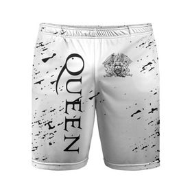 Мужские шорты спортивные с принтом QUEEN. в городе Новоалтайск,  |  | queen | квин | мистер робот | музыка | рами малек | рок | фредди меркьюри