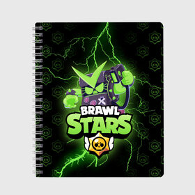 Тетрадь с принтом BRAWL STARS VIRUS 8 BIT в городе Новоалтайск, 100% бумага | 48 листов, плотность листов — 60 г/м2, плотность картонной обложки — 250 г/м2. Листы скреплены сбоку удобной пружинной спиралью. Уголки страниц и обложки скругленные. Цвет линий — светло-серый
 | 8 bit | bibi | brawl stars | crow | el brown | leon | leon shark | max | mecha | mecha crow | mr.p | sally leon | shark | virus 8 bit | werewolf | берли | биби | бравл старс | ворон | леон | макс | оборотень