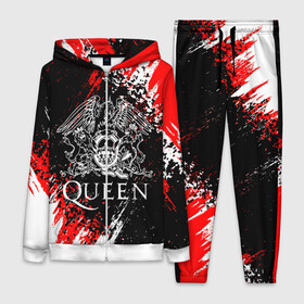 Женский костюм 3D с принтом QUEEN. в городе Новоалтайск,  |  | Тематика изображения на принте: queen | квин | мистер робот | музыка | рами малек | рок | фредди меркьюри