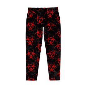 Детские леггинсы 3D с принтом RED BIOHAZARD в городе Новоалтайск, полиэстер 85%, спандекс 15% | эластичный пояс, зауженный крой | biohazard | covid 19 | mask | ncov | virus | биохазард | вирус | китай | коронавирус | маска | медицина | медицинская маска | нков | эпидемия