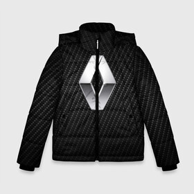 Зимняя куртка для мальчиков 3D с принтом Renault Logo в городе Новоалтайск, ткань верха — 100% полиэстер; подклад — 100% полиэстер, утеплитель — 100% полиэстер | длина ниже бедра, удлиненная спинка, воротник стойка и отстегивающийся капюшон. Есть боковые карманы с листочкой на кнопках, утяжки по низу изделия и внутренний карман на молнии. 

Предусмотрены светоотражающий принт на спинке, радужный светоотражающий элемент на пуллере молнии и на резинке для утяжки | auto | clio | laguna | logan | megane | renault | reno | scenic | авто | автомобиль | ам | лого | рено