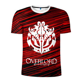 Мужская футболка 3D спортивная с принтом OVERLORD. в городе Новоалтайск, 100% полиэстер с улучшенными характеристиками | приталенный силуэт, круглая горловина, широкие плечи, сужается к линии бедра | overlord | айнз | аниме | оверлорд