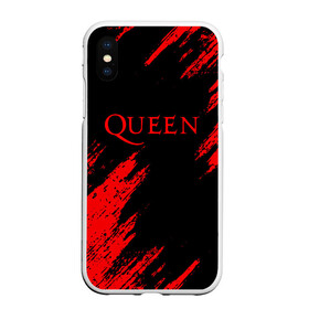 Чехол для iPhone XS Max матовый с принтом QUEEN в городе Новоалтайск, Силикон | Область печати: задняя сторона чехла, без боковых панелей | queen | квин | мистер робот | музыка | рами малек | рок | фредди меркьюри