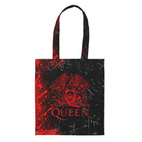 Шоппер 3D с принтом QUEEN. в городе Новоалтайск, 100% полиэстер | Плотность: 200 г/м2; Размер: 34×35 см; Высота лямок: 30 см | queen | квин | мистер робот | музыка | рами малек | рок | фредди меркьюри