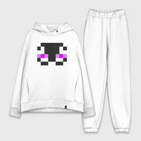 Женский костюм хлопок Oversize с принтом MINECRAFT | МАЙНКРАФТ в городе Новоалтайск,  |  | block | creeper | cube | minecraft | pixel | блок | геометрия | крафт | крипер | кубики | майнкрафт | пиксели
