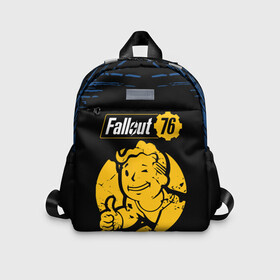 Детский рюкзак 3D с принтом FALLOUT_76. в городе Новоалтайск, 100% полиэстер | лямки с регулируемой длиной, сверху петелька, чтобы рюкзак можно было повесить на вешалку. Основное отделение закрывается на молнию, как и внешний карман. Внутри дополнительный карман. По бокам два дополнительных кармашка | 101 | 111 | 13 | 76 | atom cats | bethesda | brotherhood of steel | fallout | nuka cola | tunnel snakes | vault | war | братство стали | война | убежище | фолаут | фоллаут | ядер кола