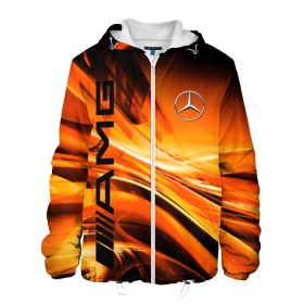 Мужская куртка 3D с принтом MERCEDES. в городе Новоалтайск, ткань верха — 100% полиэстер, подклад — флис | прямой крой, подол и капюшон оформлены резинкой с фиксаторами, два кармана без застежек по бокам, один большой потайной карман на груди. Карман на груди застегивается на липучку | amg | auto | mercedes | sport | авто | автомобиль | автомобильные | амг | бренд | марка | машины | мерседес | спорт