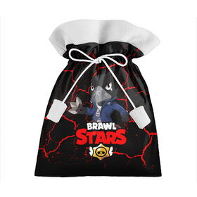 Подарочный 3D мешок с принтом BRAWL STARS CROW в городе Новоалтайск, 100% полиэстер | Размер: 29*39 см | Тематика изображения на принте: bibi | brawl | brawl stars | crow | leon | max | sally | shark | stars | акула | биби | бравл | бравл старс | браво старс | игра | компьютерная | кров | леон | леон акула | старс | шарк