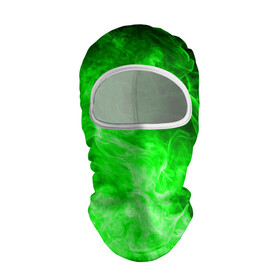 Балаклава 3D с принтом ОГОНЬ GREEN NEON в городе Новоалтайск, 100% полиэстер, ткань с особыми свойствами — Activecool | плотность 150–180 г/м2; хорошо тянется, но при этом сохраняет форму. Закрывает шею, вокруг отверстия для глаз кайма. Единый размер | битва огней | зеленый | неон | неоновый | огонь | пламя | пожар | салатовый | стихия | текстура | цветной | яркий