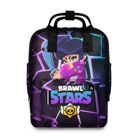 Женский рюкзак 3D с принтом BRAWL STARS BIBI в городе Новоалтайск, 100% полиэстер | лямки с регулируемой длиной, сверху ручки, чтобы рюкзак нести как сумку. Основное отделение закрывается на молнию, как и внешний карман. Внутри два дополнительных кармана, один из которых закрывается на молнию. По бокам два дополнительных кармашка, куда поместится маленькая бутылочка
 | bibi | brawl | brawl stars | crow | leon | max | sally | shark | stars | акула | биби | бравл | бравл старс | браво старс | игра | компьютерная | кров | леон | леон акула | старс | шарк