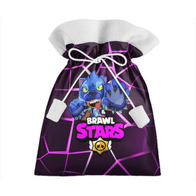 Подарочный 3D мешок с принтом BRAWL STARS LEON в городе Новоалтайск, 100% полиэстер | Размер: 29*39 см | Тематика изображения на принте: bibi | brawl | brawl stars | crow | leon | max | sally | shark | stars | акула | биби | бравл | бравл старс | браво старс | игра | компьютерная | кров | леон | леон акула | старс | шарк