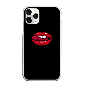 Чехол для iPhone 11 Pro Max матовый с принтом Губы в городе Новоалтайск, Силикон |  | Тематика изображения на принте: весна | губы | девушка | женские губы | красиво | маска | рот | язык