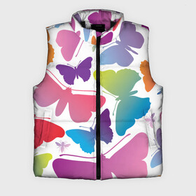 Мужской жилет утепленный 3D с принтом БАБОЧКИ ПАТТЕРН  BUTTERFLY PATTERN в городе Новоалтайск,  |  | butterflies | butterfly | spring | бабочка | бобочки | весна | животные | красиво | крыло | мотыльки | насекомое | насекомые | чешуекрылые