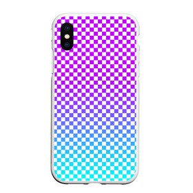 Чехол для iPhone XS Max матовый с принтом НЕОНОВАЯ ШАХМАТКА в городе Новоалтайск, Силикон | Область печати: задняя сторона чехла, без боковых панелей | biohazard | checkboard | covid 19 | mask | ncov | virus | биохазард | вирус | квадраты | китай | коронавирус | краски | маска | медицина | медицинская маска | нков | шахматка | шахматы | эпидемия