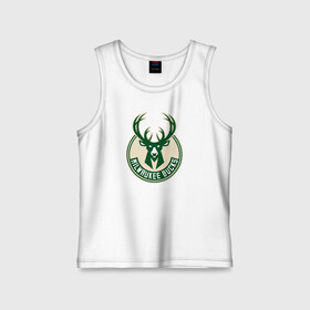 Детская майка хлопок с принтом Milwaukee Bucks (1) в городе Новоалтайск,  |  | ball | basketball | milwaukee bucks | sport | streetball | баскетбол | милуоки бакс | мяч | нба | спорт | стритбол