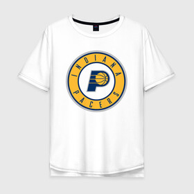 Мужская футболка хлопок Oversize с принтом Indiana Pacers (1) в городе Новоалтайск, 100% хлопок | свободный крой, круглый ворот, “спинка” длиннее передней части | Тематика изображения на принте: ball | basketball | indiana pacers | sport | streetball | баскетбол | индиана пэйсерс | мяч | нба | спорт | стритбол