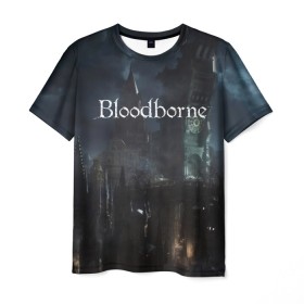 Мужская футболка 3D с принтом Bloodborne. в городе Новоалтайск, 100% полиэфир | прямой крой, круглый вырез горловины, длина до линии бедер | bloodborne | bloodborne 2 | esport | game | playstation | бладборн | игра | киберспорт | киберспортсмен | порождение крови