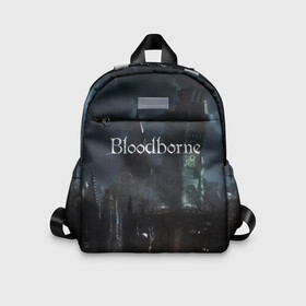 Детский рюкзак 3D с принтом Bloodborne. в городе Новоалтайск, 100% полиэстер | лямки с регулируемой длиной, сверху петелька, чтобы рюкзак можно было повесить на вешалку. Основное отделение закрывается на молнию, как и внешний карман. Внутри дополнительный карман. По бокам два дополнительных кармашка | bloodborne | bloodborne 2 | esport | game | playstation | бладборн | игра | киберспорт | киберспортсмен | порождение крови