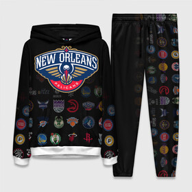 Женский костюм 3D (с толстовкой) с принтом New Orleans Pelicans (1) в городе Новоалтайск,  |  | ball | basketball | new orleans pelicans | pelicans | sport | streetball | баскетбол | мяч | нба | пеликанс | спорт | стритбол