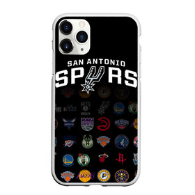 Чехол для iPhone 11 Pro матовый с принтом San Antonio Spurs (2) в городе Новоалтайск, Силикон |  | ball | basketball | sport | spurs | streetball | баскетбол | мяч | нба | спёрс | спорт | стритбол