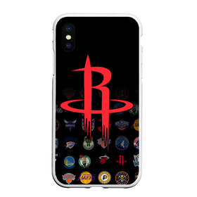 Чехол для iPhone XS Max матовый с принтом Houston Rockets (2) в городе Новоалтайск, Силикон | Область печати: задняя сторона чехла, без боковых панелей | Тематика изображения на принте: ball | basketball | houston rockets | sport | streetball | баскетбол | мяч | нба | спорт | стритбол | хьюстон рокетс