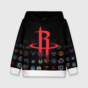 Детская толстовка 3D с принтом Houston Rockets (2) в городе Новоалтайск, 100% полиэстер | двухслойный капюшон со шнурком для регулировки, мягкие манжеты на рукавах и по низу толстовки, спереди карман-кенгуру с мягким внутренним слоем | ball | basketball | houston rockets | sport | streetball | баскетбол | мяч | нба | спорт | стритбол | хьюстон рокетс