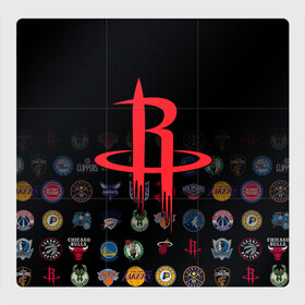 Магнитный плакат 3Х3 с принтом Houston Rockets (2) в городе Новоалтайск, Полимерный материал с магнитным слоем | 9 деталей размером 9*9 см | Тематика изображения на принте: ball | basketball | houston rockets | sport | streetball | баскетбол | мяч | нба | спорт | стритбол | хьюстон рокетс