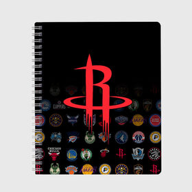 Тетрадь с принтом Houston Rockets (2) в городе Новоалтайск, 100% бумага | 48 листов, плотность листов — 60 г/м2, плотность картонной обложки — 250 г/м2. Листы скреплены сбоку удобной пружинной спиралью. Уголки страниц и обложки скругленные. Цвет линий — светло-серый
 | ball | basketball | houston rockets | sport | streetball | баскетбол | мяч | нба | спорт | стритбол | хьюстон рокетс