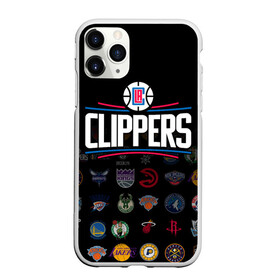 Чехол для iPhone 11 Pro Max матовый с принтом Los Angeles Clippers (2) в городе Новоалтайск, Силикон |  | ball | basketball | clippers | sport | streetball | баскетбол | клипперс | мяч | нба | спорт | стритбол