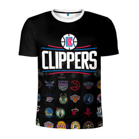 Мужская футболка 3D спортивная с принтом Los Angeles Clippers (2) в городе Новоалтайск, 100% полиэстер с улучшенными характеристиками | приталенный силуэт, круглая горловина, широкие плечи, сужается к линии бедра | ball | basketball | clippers | sport | streetball | баскетбол | клипперс | мяч | нба | спорт | стритбол