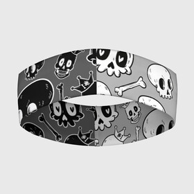 Повязка на голову 3D с принтом Черепа в городе Новоалтайск,  |  | halloween | skull | кости | кость | много черепов | паттерн черепа | скелет | скелеты | хеллоуин | хеллуин | хелоуин | хелуин | череп | череп арт | черепа | черепок | черепушка | черепушки