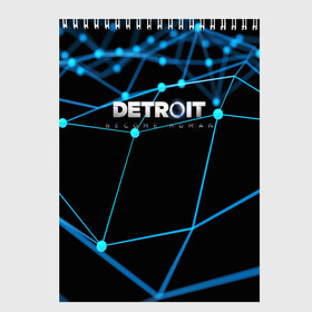 Скетчбук с принтом DetroitBecome Human в городе Новоалтайск, 100% бумага
 | 48 листов, плотность листов — 100 г/м2, плотность картонной обложки — 250 г/м2. Листы скреплены сверху удобной пружинной спиралью | android | connor | detroit become human | game | rk 800 | urban | будущее | город | детроит | игры | мир | роботы | технологии