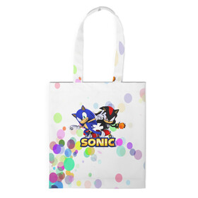 Шоппер 3D с принтом SONIC в городе Новоалтайск, 100% полиэстер | Плотность: 200 г/м2; Размер: 34×35 см; Высота лямок: 30 см | hedgehog | metal sonic | silver | silver the hedgehog | sonic | sonic boom | sonic the hedgehog | ёж сонник | игры | соник | фильмы