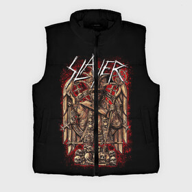 Мужской жилет утепленный 3D с принтом Slayer 91 в городе Новоалтайск,  |  | slayer | металл | слаер | слайер | слайэр | слеер | слэер | треш