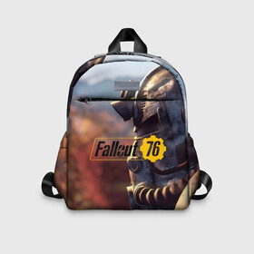 Детский рюкзак 3D с принтом FALLOUT_76. в городе Новоалтайск, 100% полиэстер | лямки с регулируемой длиной, сверху петелька, чтобы рюкзак можно было повесить на вешалку. Основное отделение закрывается на молнию, как и внешний карман. Внутри дополнительный карман. По бокам два дополнительных кармашка | 101 | 111 | 13 | 76 | atom cats | bethesda | brotherhood of steel | fallout | nuka cola | tunnel snakes | vault | war | братство стали | война | убежище | фолаут | фоллаут | ядер кола