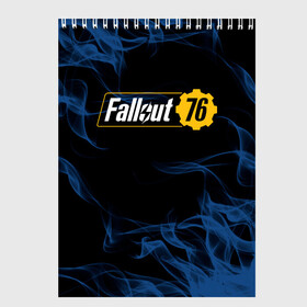 Скетчбук с принтом FALLOUT_76 в городе Новоалтайск, 100% бумага
 | 48 листов, плотность листов — 100 г/м2, плотность картонной обложки — 250 г/м2. Листы скреплены сверху удобной пружинной спиралью | Тематика изображения на принте: 101 | 111 | 13 | 76 | atom cats | bethesda | brotherhood of steel | fallout | nuka cola | tunnel snakes | vault | war | братство стали | война | убежище | фолаут | фоллаут | ядер кола