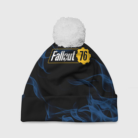 Шапка 3D c помпоном с принтом FALLOUT_76. в городе Новоалтайск, 100% полиэстер | универсальный размер, печать по всей поверхности изделия | 101 | 111 | 13 | 76 | atom cats | bethesda | brotherhood of steel | fallout | nuka cola | tunnel snakes | vault | war | братство стали | война | убежище | фолаут | фоллаут | ядер кола