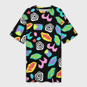 Платье-футболка 3D с принтом STRANGER THINGS в городе Новоалтайск,  |  | 011 | eleven | season 3 | stranger things | stranger things season 3 | одиннадцать | очень странные дела | очень странные дела 3 | очень странные дела 3 сезон