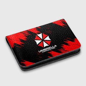 Картхолдер с принтом с принтом Umbrella Corporation. в городе Новоалтайск, натуральная матовая кожа | размер 7,3 х 10 см; кардхолдер имеет 4 кармана для карт; | resident evil | umbrella corporation | амбрелла | амбрелла корпорейшн | вирус | вымышленная военная и фармацевтическая корпорация | игра | умбрелла