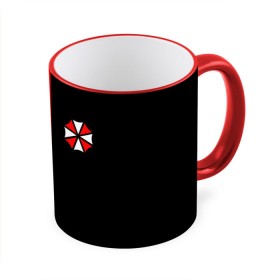 Кружка с принтом Umbrella Corporation. в городе Новоалтайск, керамика | ёмкость 330 мл | resident evil | umbrella corporation | амбрелла | амбрелла корпорейшн | вирус | вымышленная военная и фармацевтическая корпорация | игра | умбрелла