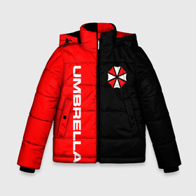 Зимняя куртка для мальчиков 3D с принтом Umbrella Corporation в городе Новоалтайск, ткань верха — 100% полиэстер; подклад — 100% полиэстер, утеплитель — 100% полиэстер | длина ниже бедра, удлиненная спинка, воротник стойка и отстегивающийся капюшон. Есть боковые карманы с листочкой на кнопках, утяжки по низу изделия и внутренний карман на молнии. 

Предусмотрены светоотражающий принт на спинке, радужный светоотражающий элемент на пуллере молнии и на резинке для утяжки | resident evil | umbrella corporation | амбрелла | амбрелла корпорейшн | вирус | вымышленная военная и фармацевтическая корпорация | игра | умбрелла