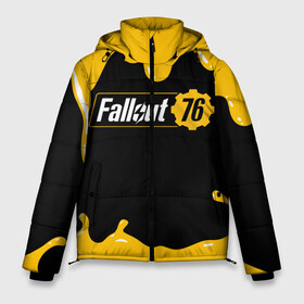 Мужская зимняя куртка 3D с принтом FALLOUT_76 в городе Новоалтайск, верх — 100% полиэстер; подкладка — 100% полиэстер; утеплитель — 100% полиэстер | длина ниже бедра, свободный силуэт Оверсайз. Есть воротник-стойка, отстегивающийся капюшон и ветрозащитная планка. 

Боковые карманы с листочкой на кнопках и внутренний карман на молнии. | Тематика изображения на принте: 101 | 111 | 13 | 76 | atom cats | bethesda | brotherhood of steel | fallout | nuka cola | tunnel snakes | vault | war | братство стали | война | убежище | фолаут | фоллаут | ядер кола